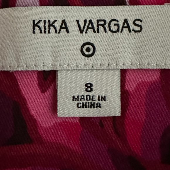NWT 2022 Kika Vargas for Target Pink Floral Scallop Edge Mini Skirt Size 8 - Picture 6 of 10